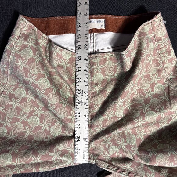 NWOT Free People Penny Pull On Printed Flare Jeans Sz 28 - Picture 10 of 14